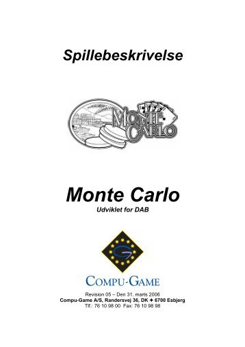 Monte Carlo - Compu Game