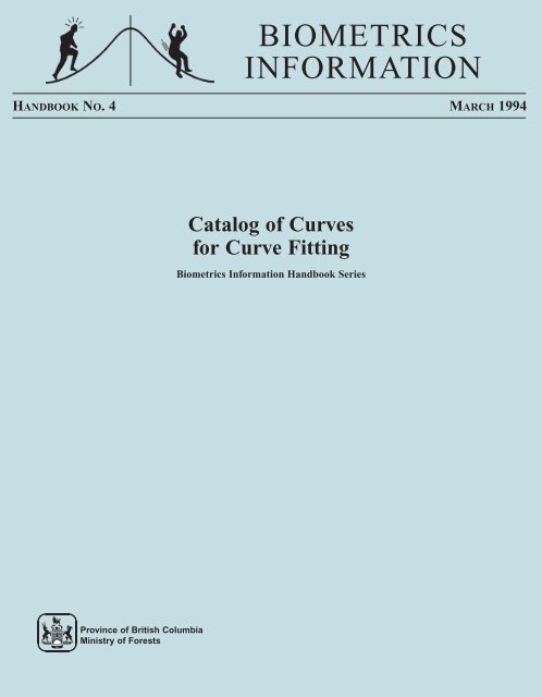 Catalogue of Curves for Curve Fitting