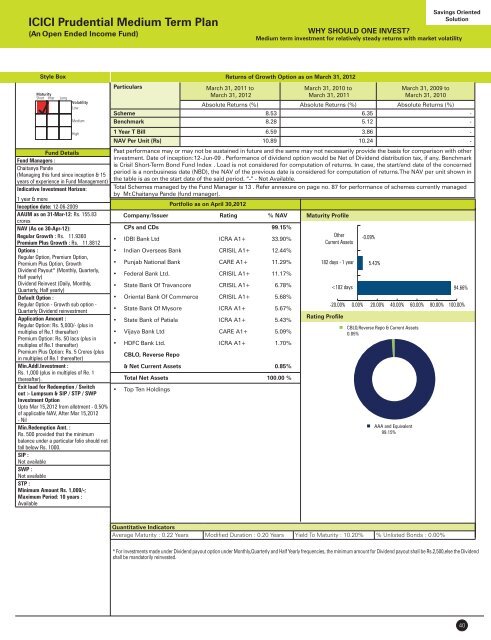 SIP Insure - Prudential ICICI Asset Management