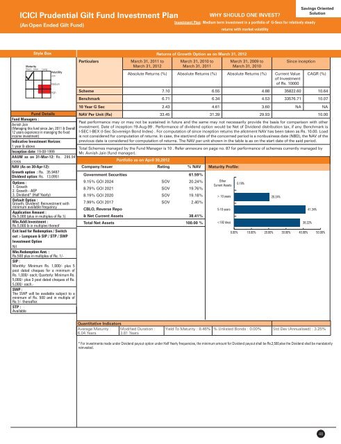 SIP Insure - Prudential ICICI Asset Management