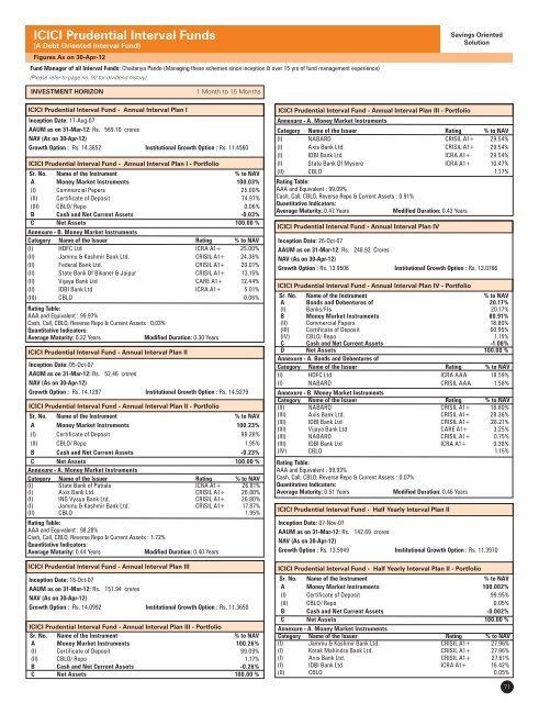 SIP Insure - Prudential ICICI Asset Management