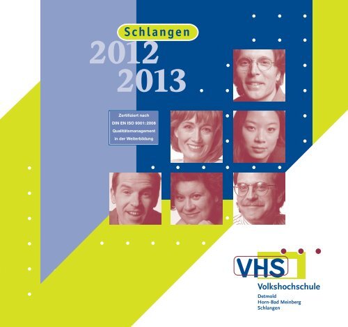 Semestereröffnung 2013 - Volkshochschule Detmold