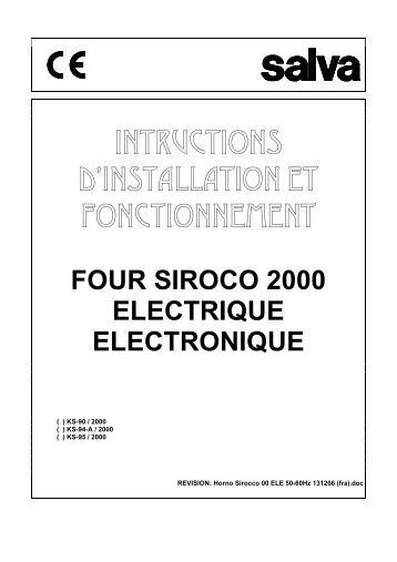salva four sirocco rotatif electrique sr - sp - sk - 21 - Restoconcept.com