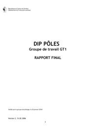 Rapport final - Site DIP-PÔLES