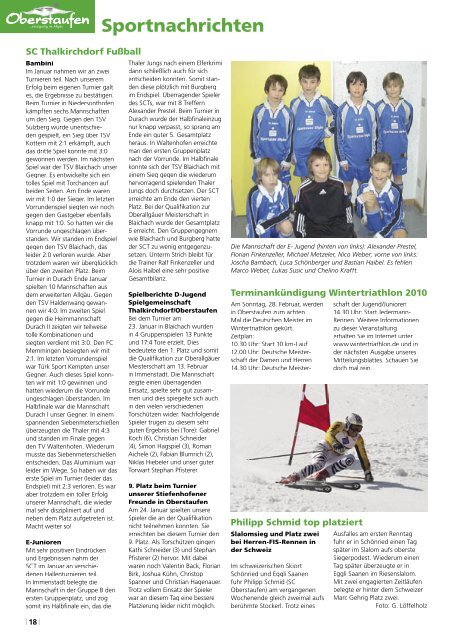 Oberstaufener Mitteilungsblatt - Stiefenhofen