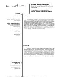 Isotermas de SorÃ§Ã£o de Umidade e Estudo de Estabilidade de ...