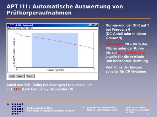 APT III: Automatische Auswertung von PrÃ¼fkÃ¶rperaufnahmen ...