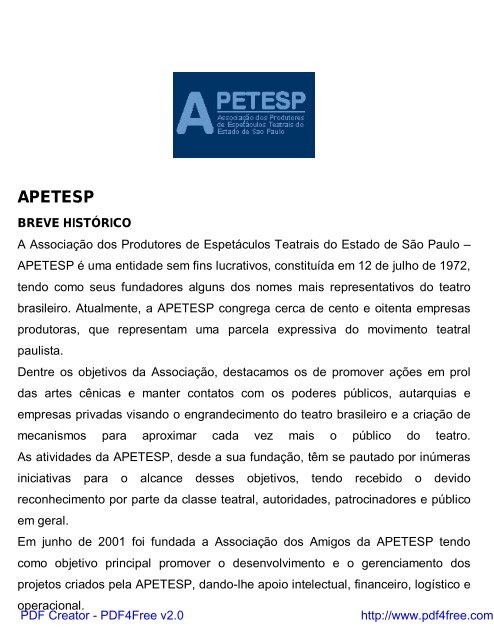 APETESP - Cooperativa Paulista de Teatro