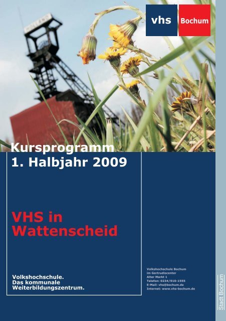 Vhs In Wattenscheid Volkshochschule Bochum