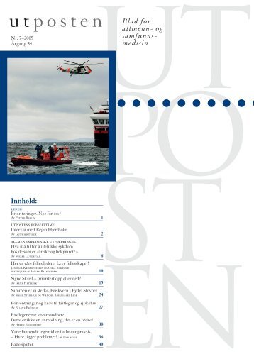 7. utgave av Utposten 2005 (PDF-format)