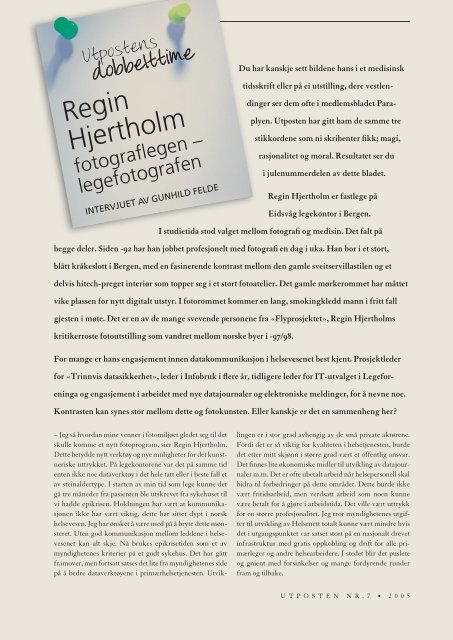 7. utgave av Utposten 2005 (PDF-format)