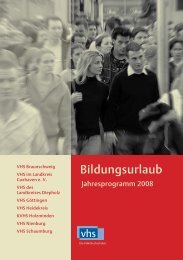 Bildungsurlaub - Landesverband der Volkshochschulen ...