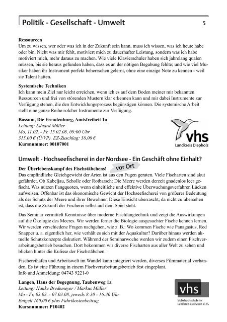 Bildungsurlaub - Landesverband der Volkshochschulen ...