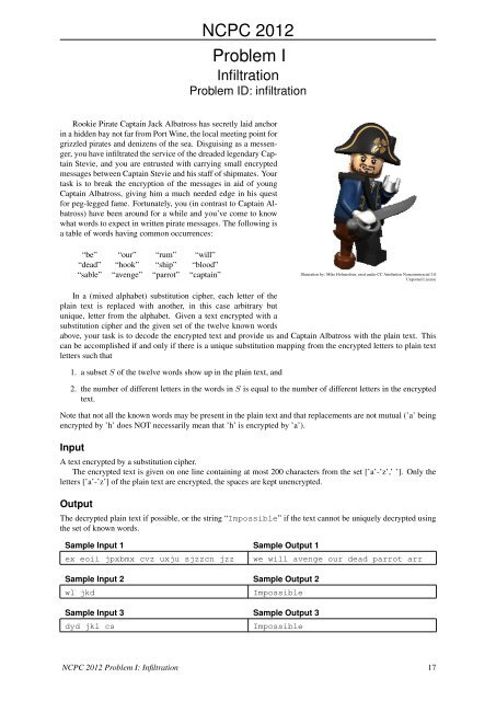 Problem A - Nordic Collegiate Programming Contest