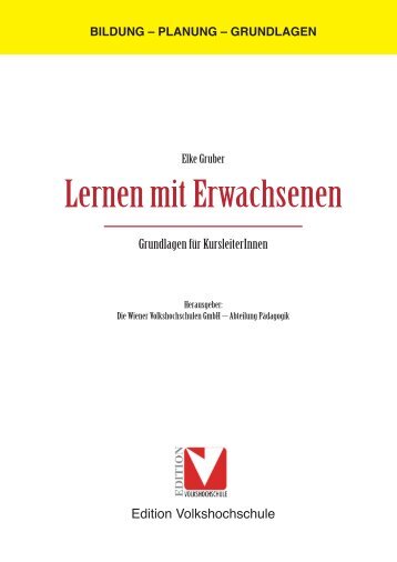 Lernen mit Erwachsenen PDF - Verband Wiener Volksbildung