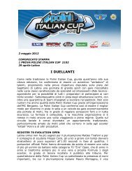 CRONACA E FOTO 1^ PROVA DI LATINA (pdf) - Moto Club Bergamo