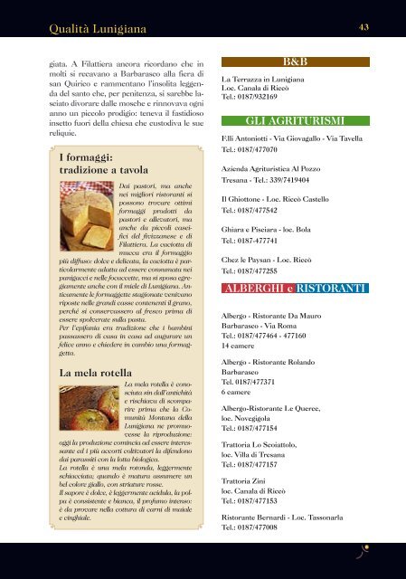 Lunigiana QualitÃ  - Aicod