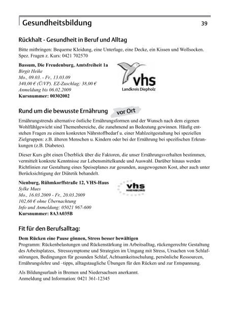 Bildungsurlaub - Landesverband der Volkshochschulen ...