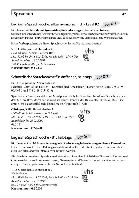 Bildungsurlaub - Landesverband der Volkshochschulen ...