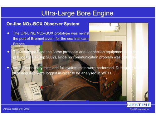 LIFETIME Final Presentation - Laboratory of Marine Engineering