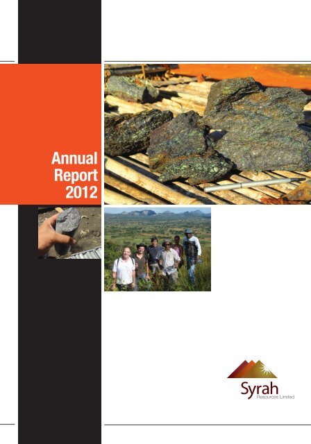 Annual Report 2012 - Syrah Resources Ltd