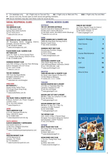 eMagazine 2013 Mar/Apr issue - Jurong Country Club