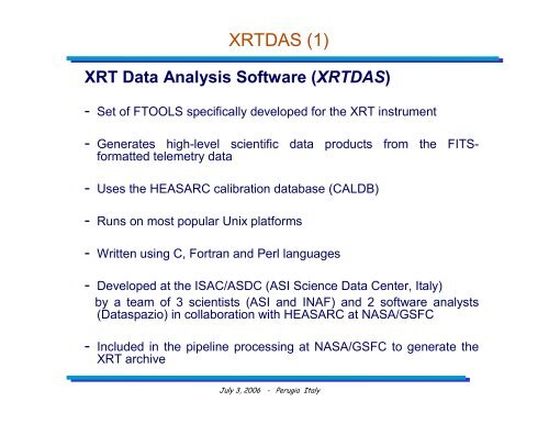 Swift XRT Data Analysis