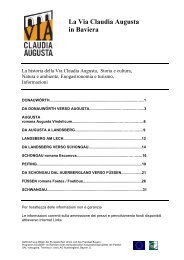La Via Claudia Augusta in Baviera