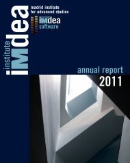 2011 Annual Report - The IMDEA Software Institute