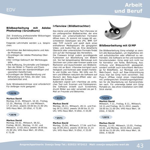 Politik Gesellschaft Umwelt - Volkshochschule