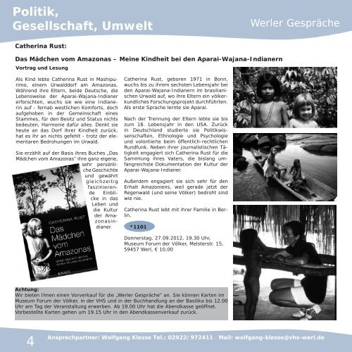 Politik Gesellschaft Umwelt - Volkshochschule