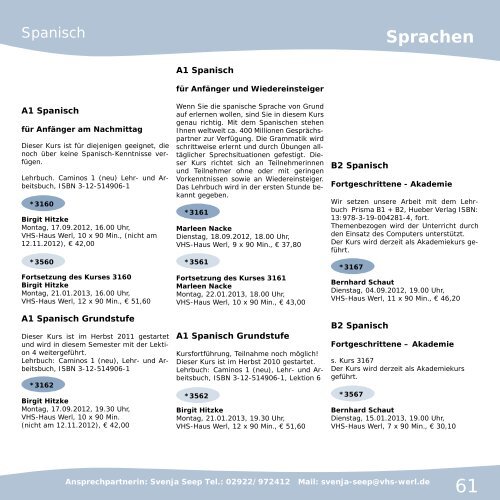 Politik Gesellschaft Umwelt - Volkshochschule