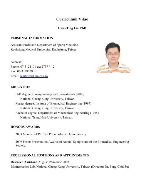 Hwai-Ting Lin, Ph.D.