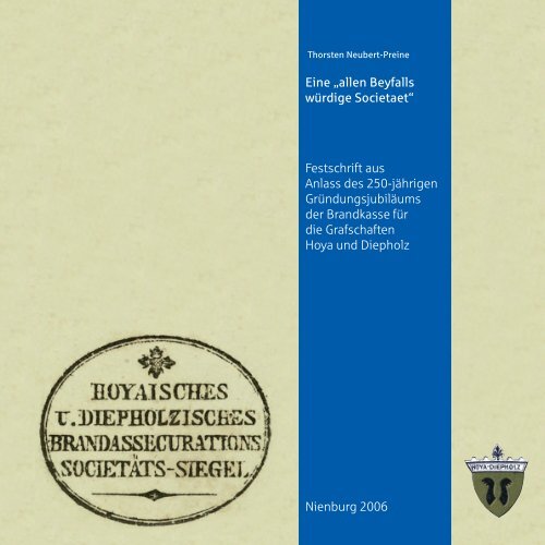 Komplette Festschrift - Hoya-Diepholz'sche Landschaft