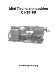 Mini Tischdrehmaschine CJ-9518B