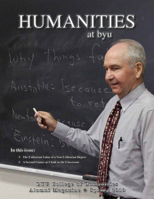 The Utilitarian Value of a Non-Utilitarian Degree - BYU Humanities