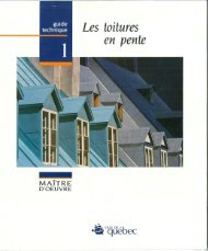 Les toitures en pente - Ville de QuÃ©bec