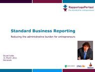 Standard Business Reporting - XBRL Denmark