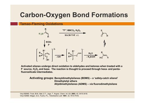 Synthesis and Applications - The Anderson Research Group