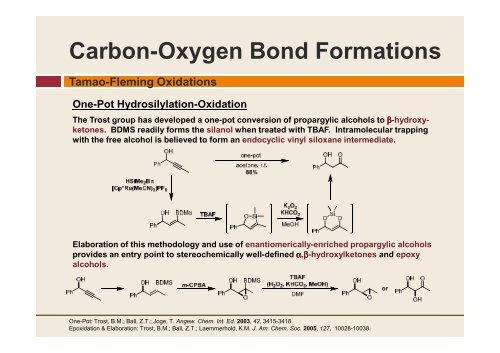 Synthesis and Applications - The Anderson Research Group