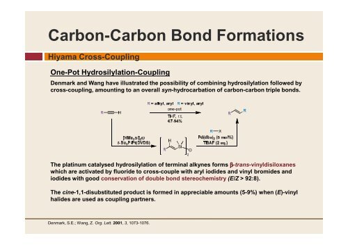 Synthesis and Applications - The Anderson Research Group