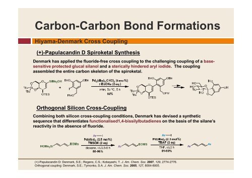 Synthesis and Applications - The Anderson Research Group