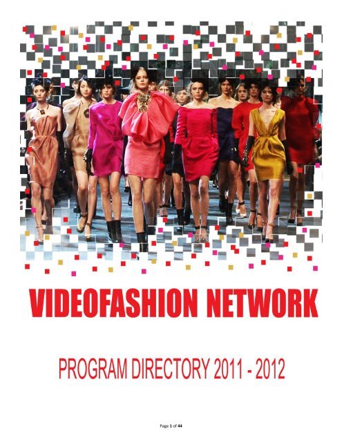 Program Directory - VideoFashion