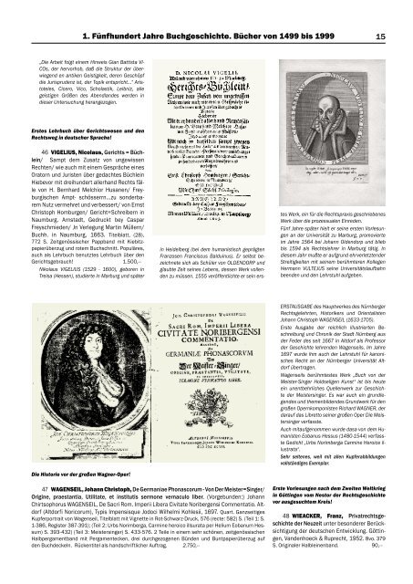 Varia, Teil 1 - VICO Wissenschaftliches Antiquariat und Verlag OHG