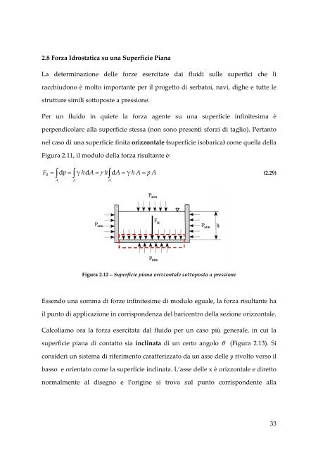 CAPITOLO 2: STATICA DEI FLUIDI - Dimeca