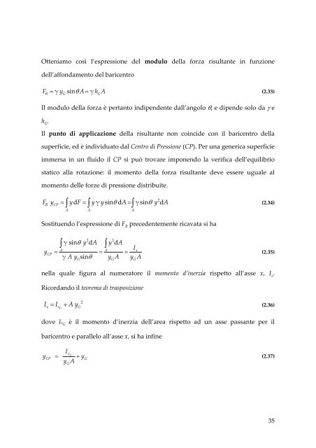 CAPITOLO 2: STATICA DEI FLUIDI - Dimeca