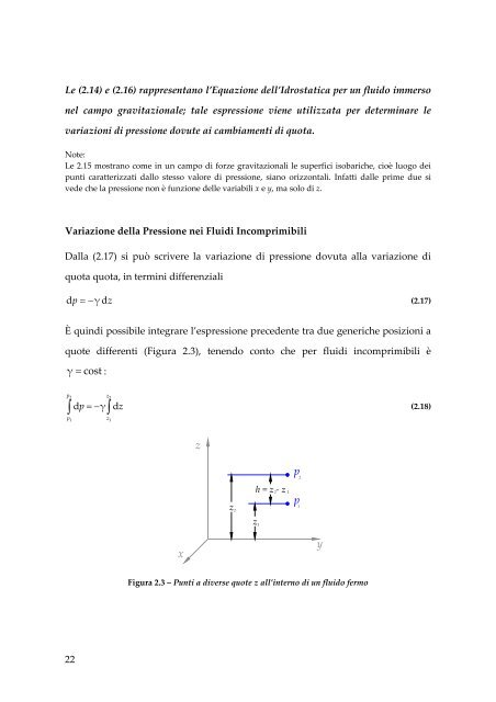 CAPITOLO 2: STATICA DEI FLUIDI - Dimeca