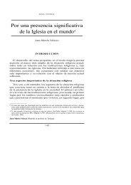 Por una presencia significativa de la Iglesia en el mundo* - Atrio