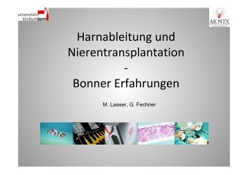 Harnableitung und Nierentransplantation - nieren-transplantation.com