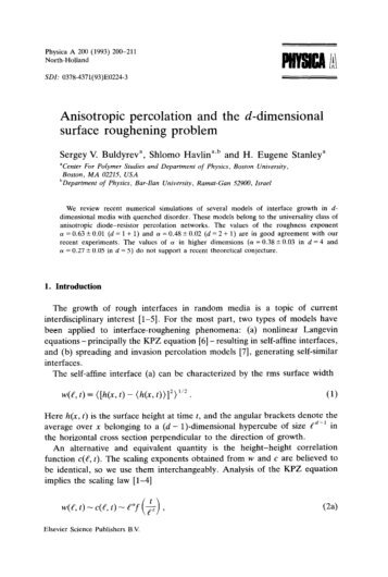 Physica A 200 - Center for Polymer Studies - Boston University